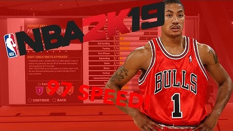 BEST MVP D-ROSE BUILD IN NBA 2K19!