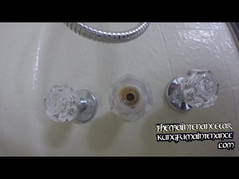 How To Replace Stripped Rusted Corroded Screw Plastic Handle Nibco Pheonix Freedom Tub Shower Repair