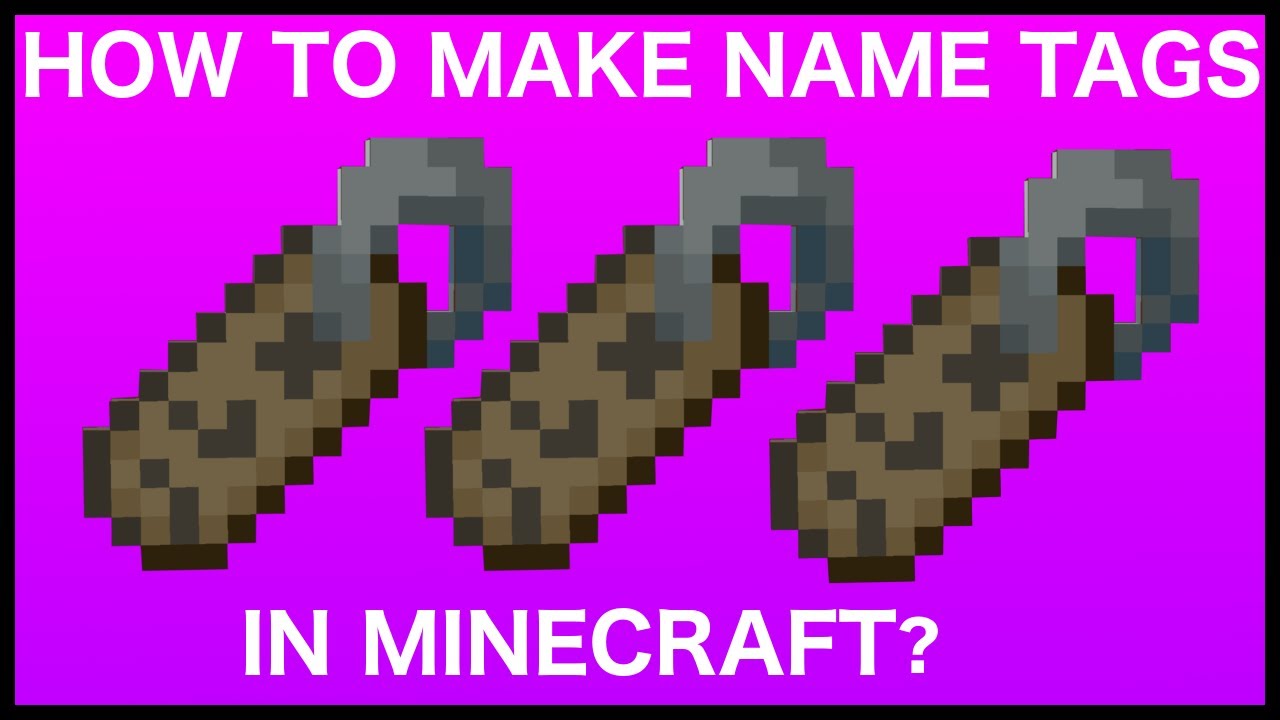 How To Make A Name In Minecraft Youtube