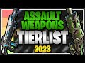 2023 UPDATE: Ranking EVERY ASSAULT WEAPON in Fortnite Save the World! (Assault Weapon Tier List)