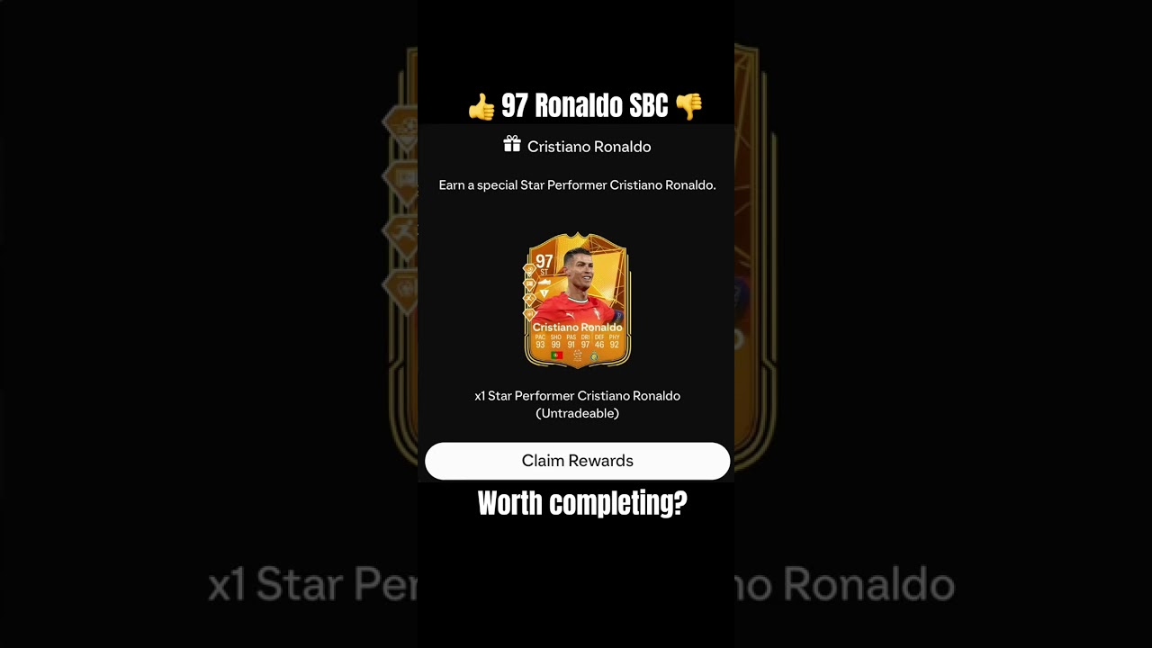 97 Cristiano Ronaldo SBC🔥