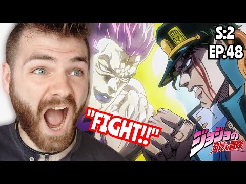 DIO Vs. JOTARO!!!! | JOJO'S BIZARRE ADVENTURE *PART 3* EPISODE 48 | (S2 EP:48) REACTION!