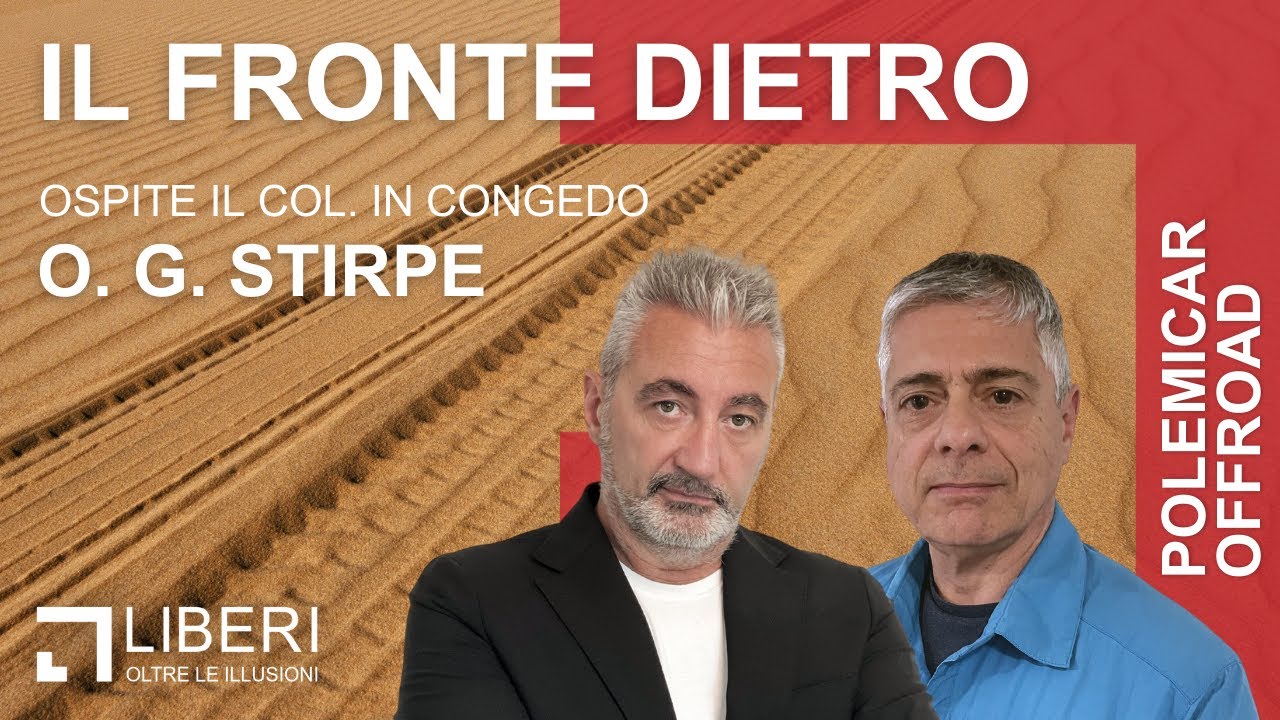 IL FRONTE DIETRO con il colonello in congedo Orio Giorgio Stirpe