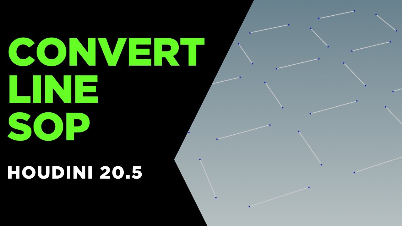 ConvertLine SOP | Houdini 20.5 - YouTube