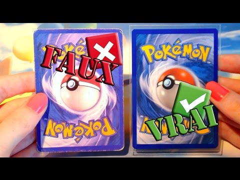 Comment reconnaitre une fausse carte Pokémon ? ◓ / Dissocier les raretés