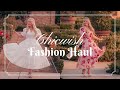 Chicwish haul  review  feminine dresses  skirt outfits try on