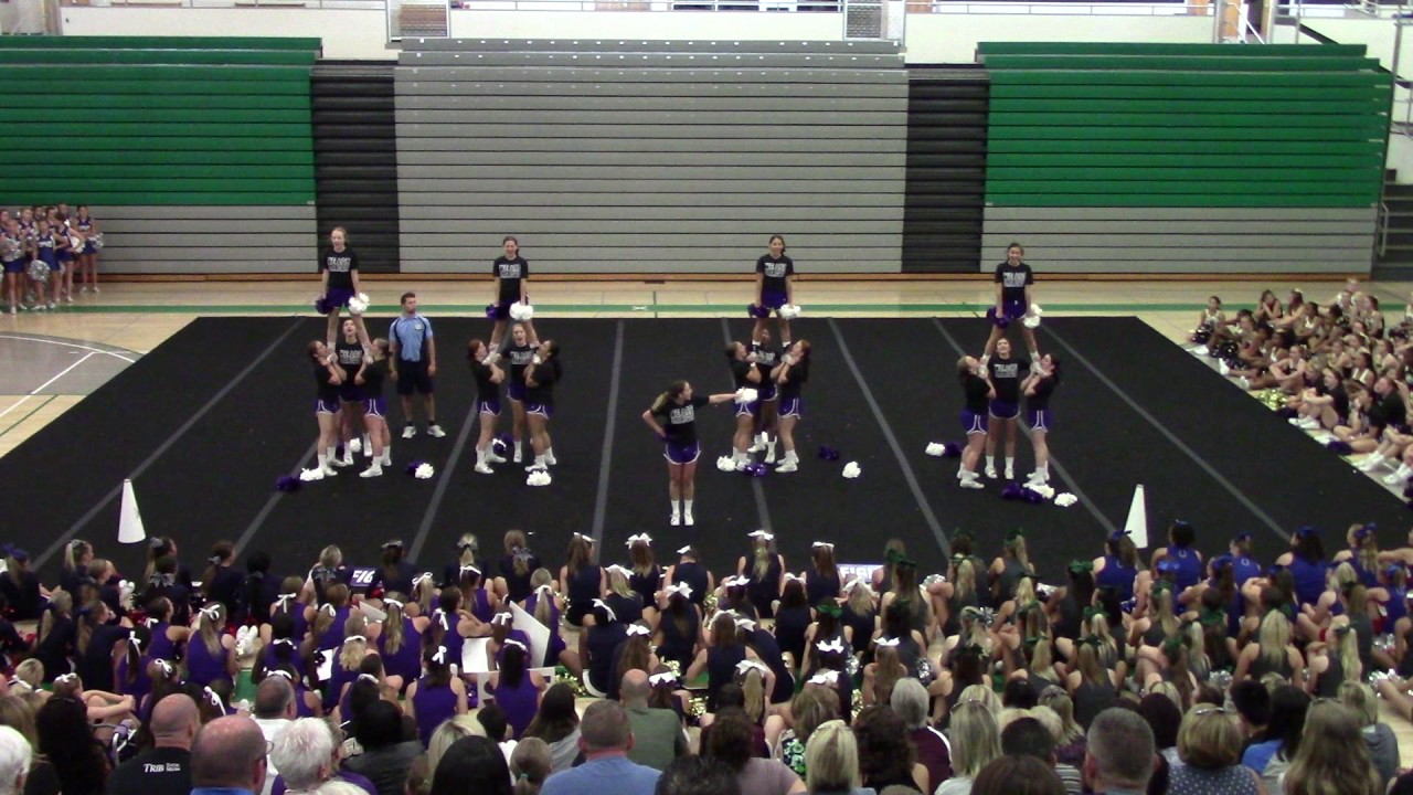 BHS Cheerleading Slippery Rock (Varsity Game Day) YouTube