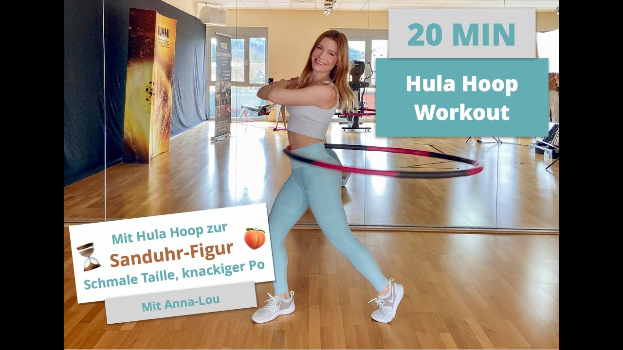 HULA HOOP Workout // 20 MIN // Sanduhr-Figur // Schmale Taille, knackiger Po // Anfänger