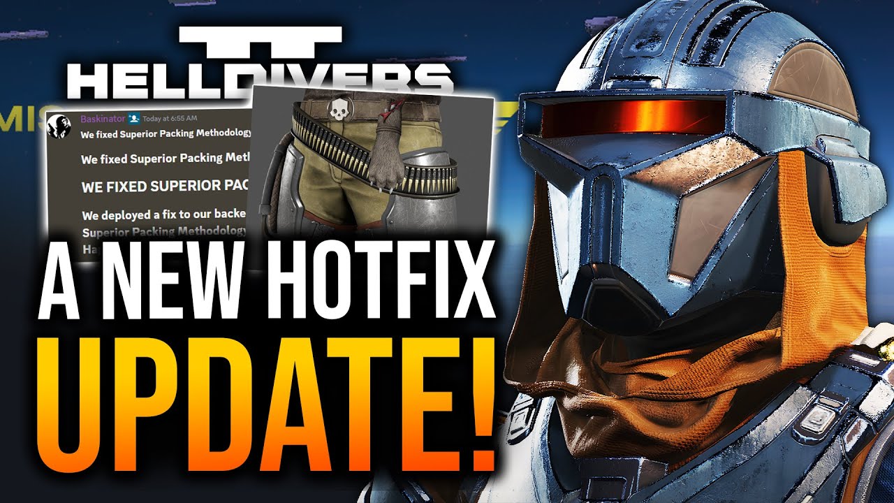 Helldivers 2 - NEW Hotfix Update, Warbond Leak & Illuminate! - YouTube
