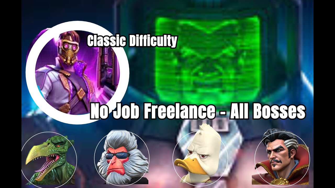 No Job, Freelance Event Quest | Classic Difficulty All Bosses 