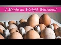 Weightloss Wednesday - 1 Month on Weight Watchers