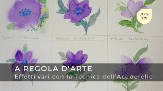 Various Effects with Watercolor Painting Part 1 #watercolorpainting #paintingforbeginners screenshot 2