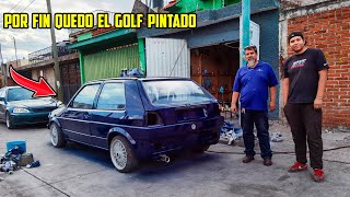 ASI FUE COMO QUEDO EL GOLF MK2 PINTADO | C H A B S | Quedo de lujo