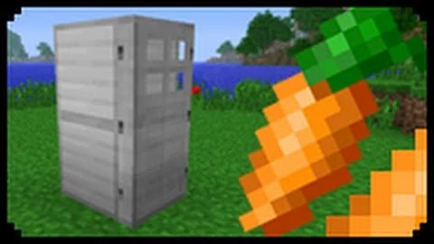 ✔ Minecraft: How to make a Fridge (Improved Version)