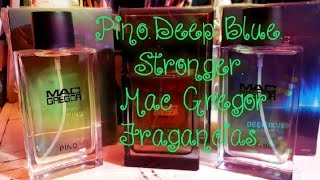 PINO. STRONGER. DEEP BLUE BY MAC GREGOR FRAGANCIAS. Colección Mac Gregor.(RESEÑA EN ESPAÑOL)??