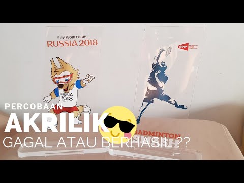 Video: Bagaimanakah anda menjaringkan helaian akrilik?