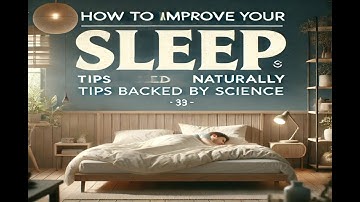 How to Improve Your Sleep Naturally: Science-Backed Tips