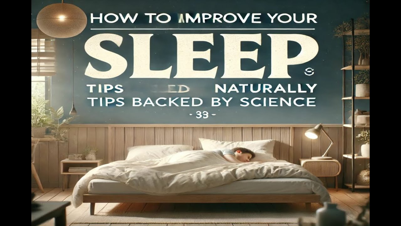 How to Improve Your Sleep Naturally: Science-Backed Tips - YouTube