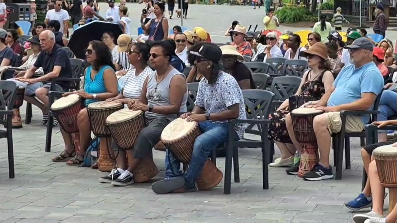 Leçon de drum africain(African Drums Lesson) Blue Mountain (Canada