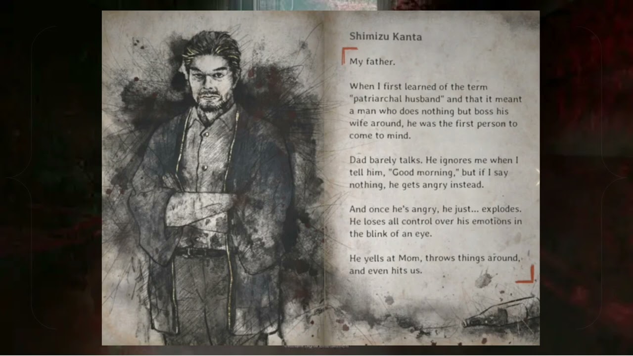 Silent Hill F - Journal - Characters - Shimizu Kanta (Father)