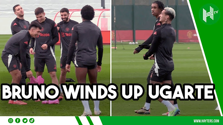 Yoro RETURNS as Bruno WINDS UP Ugarte in Man United training