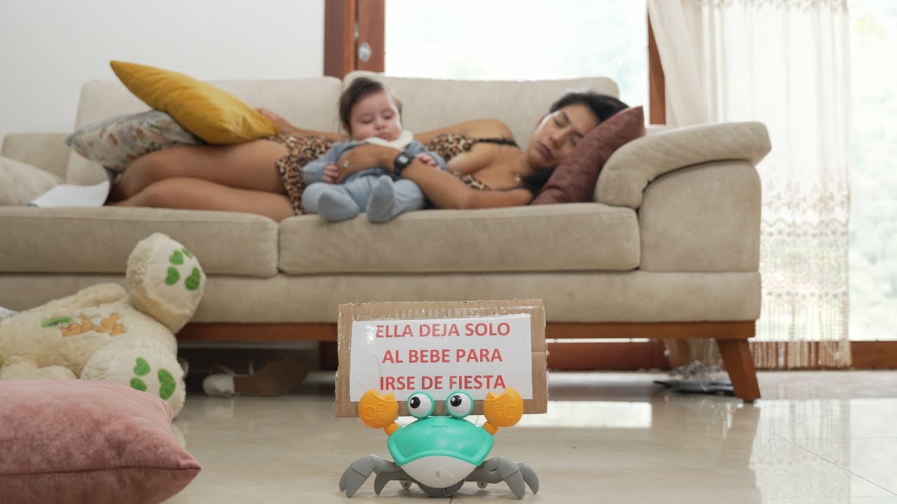 Mala madre dejaba solo a su bebé  para irse de fiesta hasta que su empleada la desenmascaró