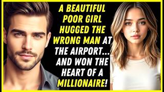 A Poor Girl Hugged the Wrong Man at the Airport… And Won the Heart of a Billionaire!