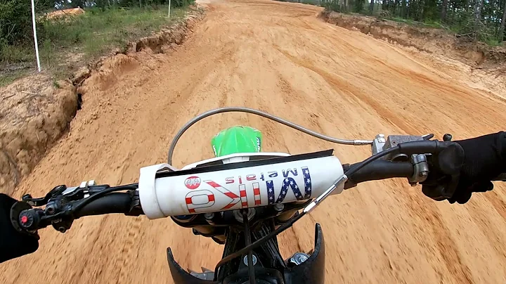 Patrick Buell from Team BYD with the 2 stroke MADN...