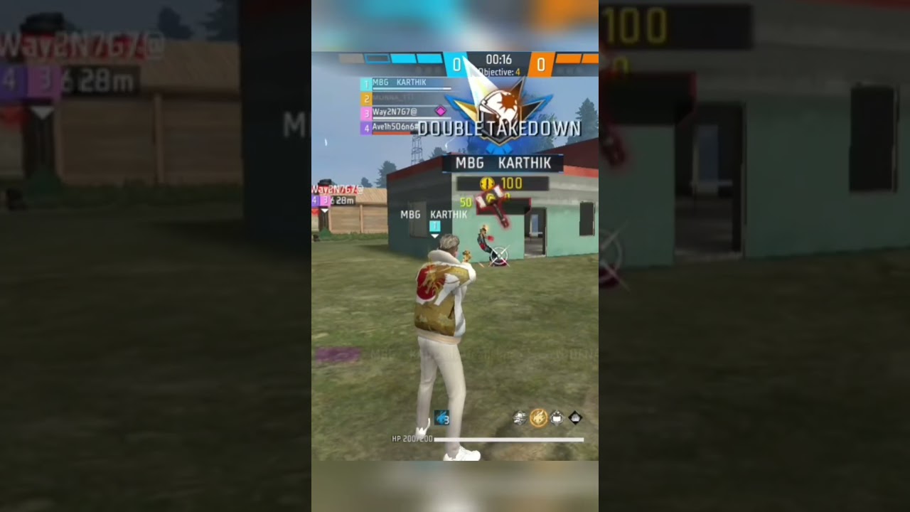 1vs4 m5100 #freefire #freefireshorts