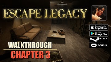 Escape Legacy Chapter 3 Walkthrough Ancient Scrolls Level 3 iOS/Android/PC/Oculus/Cardboard 3D VR HD