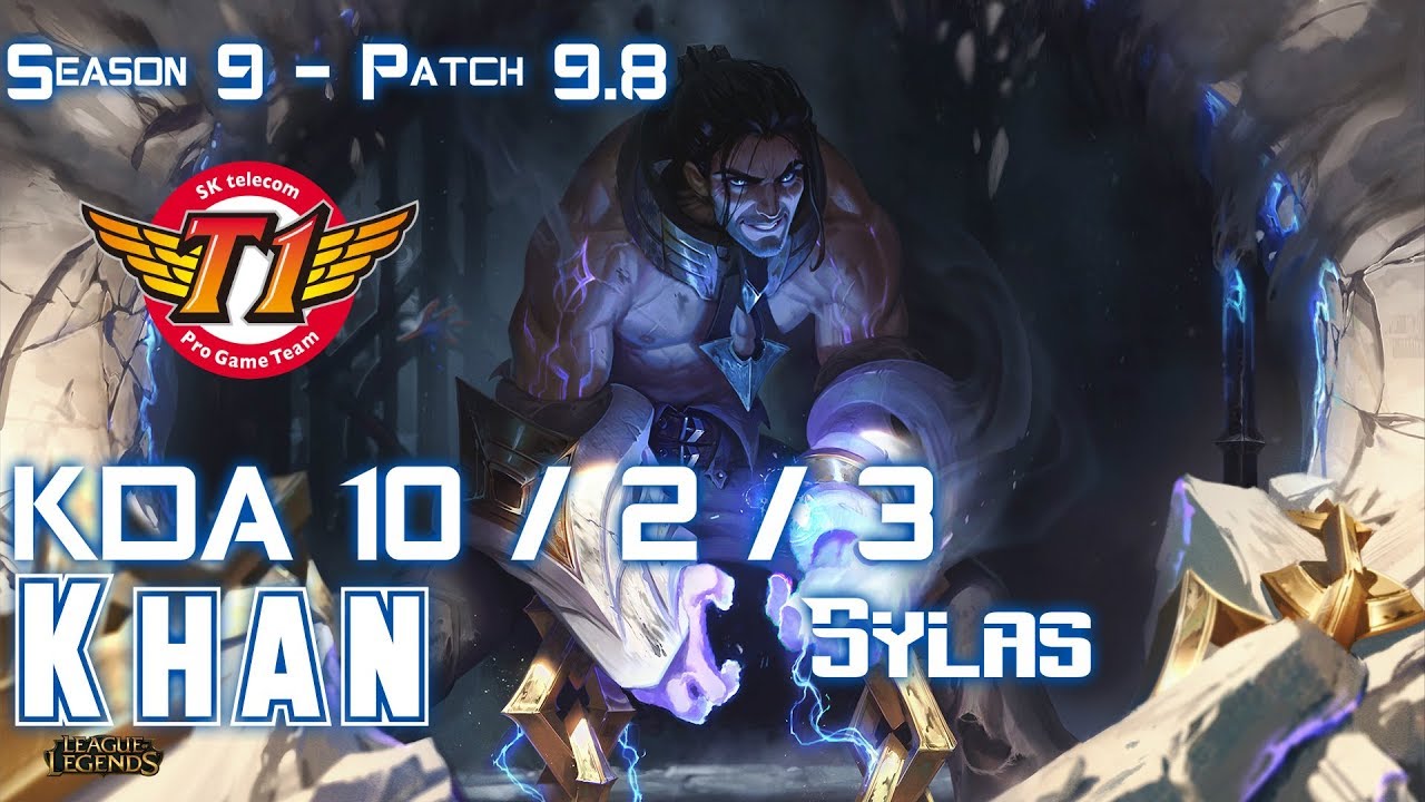 SKT T1 Khan SYLAS vs RENEKTON Top - Patch 9.8 KR Ranked