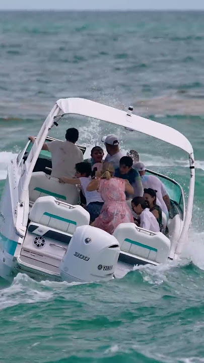 BOAT SINKING! FAMILY GOES INTO PANIC! #shorts