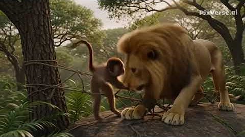 PixVerse V5 Image Text 360P The Monkey and the 1