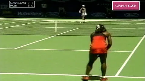 Serena Williams v. Nicole Pratt 2000 AO 2R highlig...