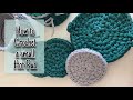 How to Crochet a small hot pad | T-shirt yarn