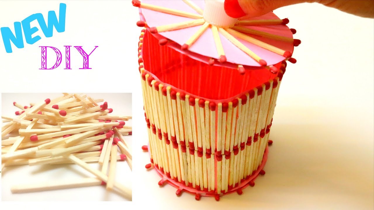 How To Make DIY From Matchstick Matchstick Craft Idea EMMA D...