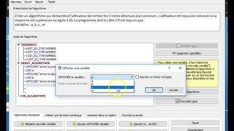 tuto algobox si alors sinon