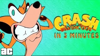 Arcade Cloud: Crash Bandicoot in 3 Minutes! | Video Games In 3 @ArcadeCloud