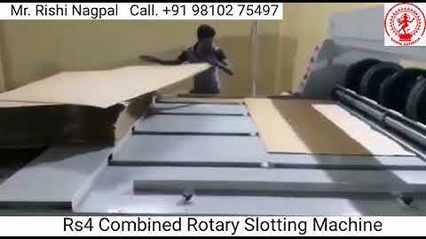 Rs4 Combined Rotary Slotting Machine @RishiNagpal