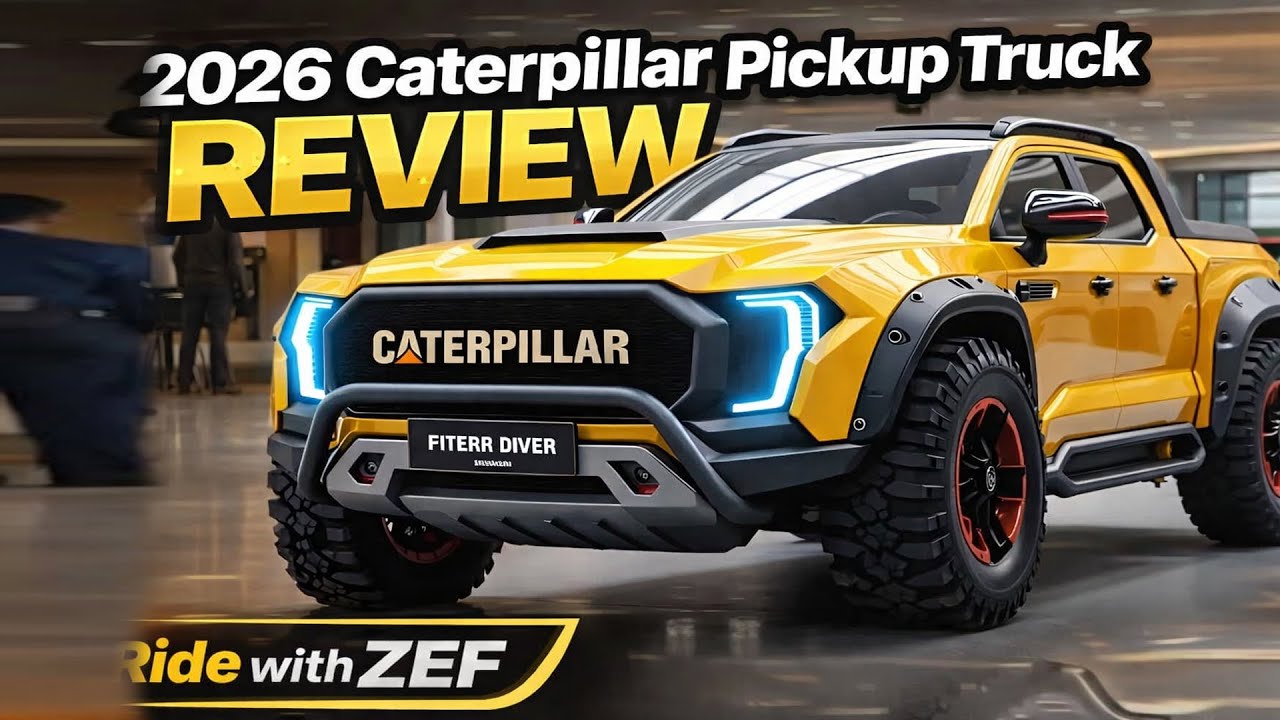 2026 Caterpillar Pickup Concept Review, Is This the Toughest Truck Ever?   | Ride with ZEF.