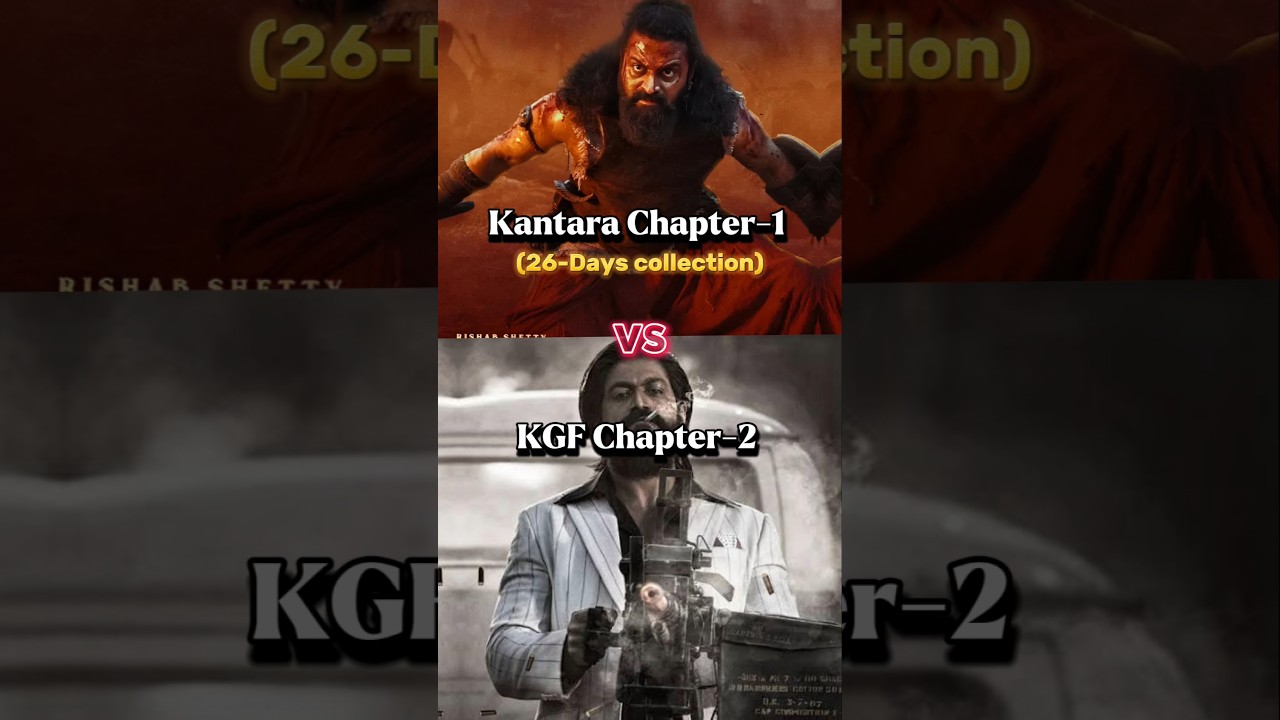 Kantara Chapter-1 vs Kgf Chapter-2 Box office comparison 🔥🤩🦖
