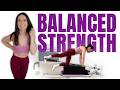 30-Min Intermediate Reformer Pilates | Unilateral Balanced Strength