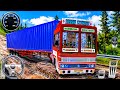 New Ashok Leyland Truck - Driving on Impossible Muddy Roads - Truck Simulator - Bussid GamePlay