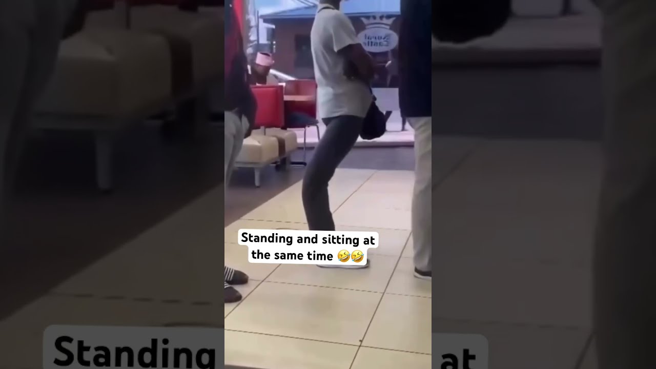 How Can A Person Be Standing And Sitting At The Same Time Shorts