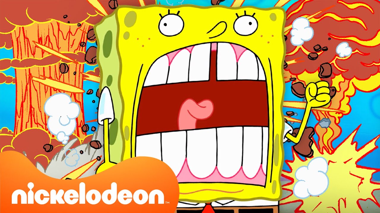 SpongeBob | SpongeBob-Charaktere EXPLODIEREN 30 Minuten lang 💥 ...