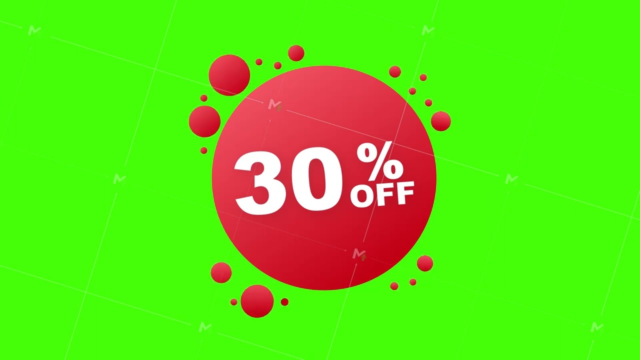 30 percent OFF Sale Discount Banner. Discount offer price tag. 30 percent discount promotion flat