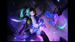 Nightcore - Rather Be - (Lyrics)