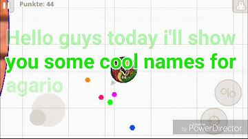 Cool fancy names for copie in agario