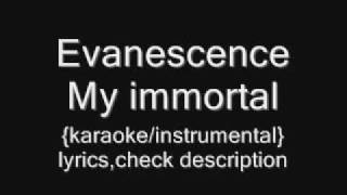 Evanescence - My Immortal {instrumental/karaoke}