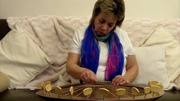 World Peace Mission prayer played on Walnut Lyre Sounding Bowl